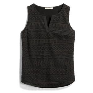 Ezide Textured Print Top / Market & Spruce